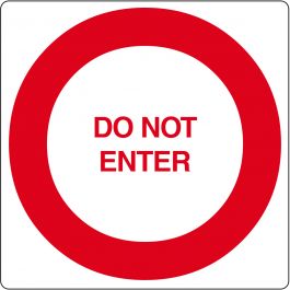 Vloerpictogram "Do Not Enter"