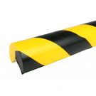 PRS stootrand hoekprofiel model 4 – geel-zwart – 1 meter