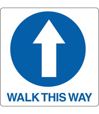 Vloerpictogram “Walk This Way”