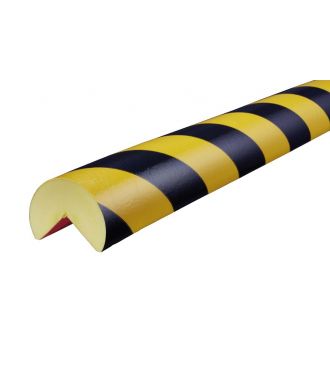 Knuffi stootrand hoekprofiel type A+ – geel-zwart – 3 meter