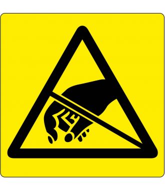 Vloerpictogram waarschuwing voor ESD-gevoelige producten